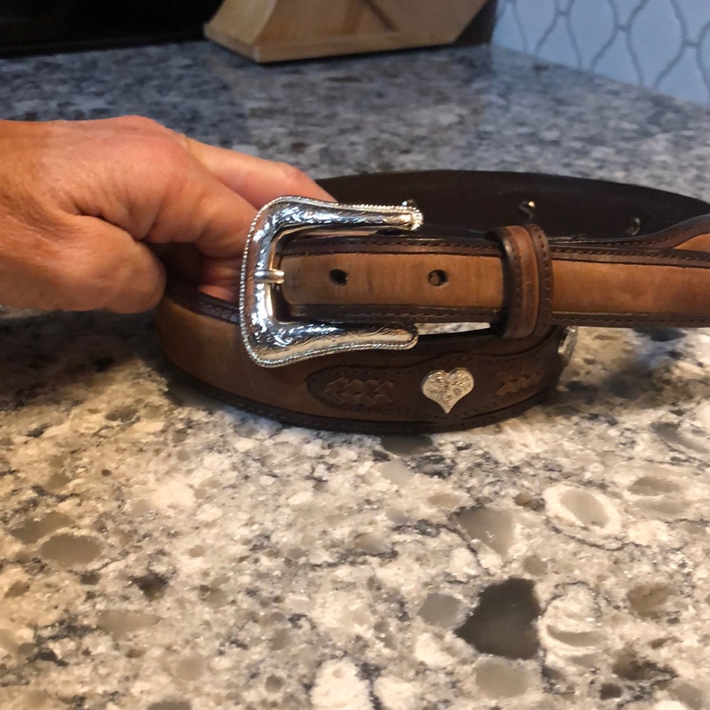 3D Genuine leather belt